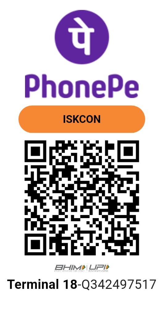 ISKCON Rajpura UPI / PhonePe donation QR code